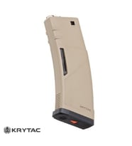 KRYTAC 150BB M4/AR15 Platform Çöl Rengi FDE Mid-Cap AEG Airsoft Tüfek Şarjörü
