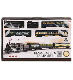 Mulvxurg  Urg02 Ff-1601C Işıklı Ve Sesli 33 Parça Classic Tren  (Mulvix)