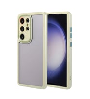 Galaxy S23 Ultra Kılıf Kamera Korumalı Renkli Kenar ve Çerçeve Tasarımlı Zore Vitamin Kapak
