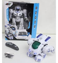 Büyük Uzaktan Kumandalı Robot - Mavi Su Dünyası (Çok Renkli)