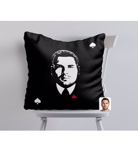 BK Gift Kişiye Özel Godfather Baba Tasarımlı Beyaz Yastık-15