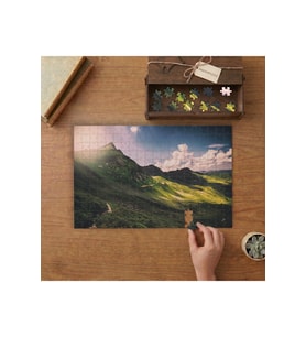 Dağlar- Doğa - Manzara Tasarımı 240 parça Ahşap Puzzle Ahşap Kutuda MP01461