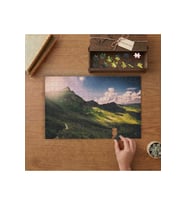Dağlar- Doğa - Manzara Tasarımı 240 parça Ahşap Puzzle Ahşap Kutuda MP01461