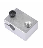 V6 3D Yazıcı Alüminyum Extruder Isıtıcı Blok 1.75 / 3.0mm Filament Uyumlu 6mm Isıtıcı Yuva