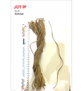 Jüt ip 50 Adet 30 cm Hasır ip