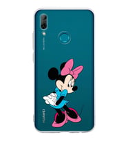 Huawei P Smart 2019  Kamera korumalı Kapak Minnie Mouse Tasarımlı  Şeffaf Kılıf