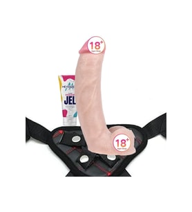 Dildo Series Bruce Wills 22 cm Kemerli Realistik Penis