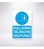 Kullanma Talimatını Okuyunuz 21x28 Arkası Yapışkanlı Levha