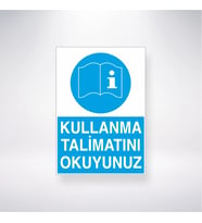 Kullanma Talimatını Okuyunuz 21x28 Arkası Yapışkanlı Levha
