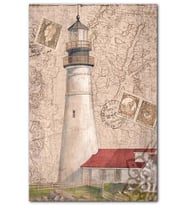 CakatabloDeniz Fenerli Kart Postal Görseli MDF Tablo