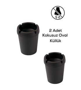 Mithra Life 2 Adet Kokusuz Oval Küllük MIT1131 (Siyah)
