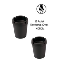 Mithra Life 2 Adet Kokusuz Oval Küllük MIT1131 (Siyah)