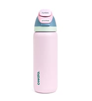 Owala 32 Oz (946 ml) Kilitli Kapaklı Çift Katmanlı Çelik Termos (Pudra Pembe)