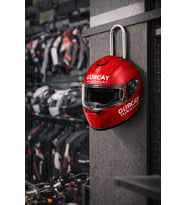 Motosiklet Kask Askısı (Gümüş)