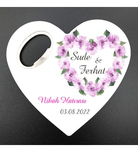 Nikah, Nişan, Kına, Söz, Sünnet, Doğum, Mezuniyet Hatırası Kalp Açacak Magnet MG Atölye