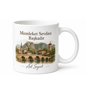 Tokatlı Hemşehriye İsimli Baskılı Kupa Bardak Tokat Hediye