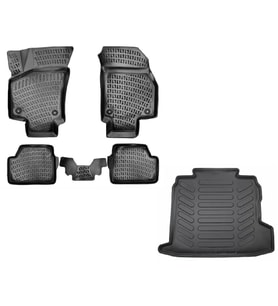 Rizline Opel Astra H SEDAN 2004-2013 Yılları Arası Uyumlu 3D Havuzlu Paspas + Bagaj Havuzu Set