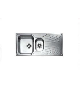 TEKA NERISSA 60 1½B 1D Sağ Damlalıklı Tezgah Üstü Paslanmaz Çelik Eviye 40109238
