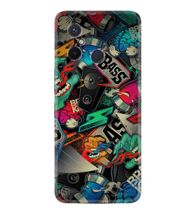 Xiaomi Redmi 12C Kılıf Resimli Desenli Silikon Platinium Series Bass 1886