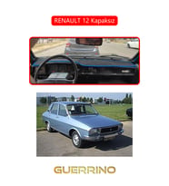 RENAULT 12 - Toros   KAPAKSIZTORPİDO KORUMA HALISI KIRMIZI KENAR