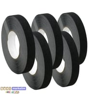 5 Adet Merdiven Ve Zemin Kaydırmaz Kaymaz Bant 25 mm x25 mt Siyah