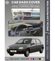 RENAULT CLIO 1 (1994-1998) Torpido Örtüsü Ön Göğüs Koruma Torpido Koruma Araca Özel Tam Uyum