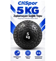CKSpor 5 Kg Zıplamayan Sağlık Topu Slam Ball Crossfit Fitness Fonksiyonel Antrenman Ağırlık Topu