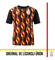 Galatasaray Lisanslı Puma A Takım Siyah - Kırmızı Antreman T-Shirt 77969312