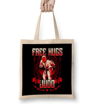 Funny Free Judo Hugs MMA Mixed Martial Arts Pun Bez Çanta Uzun Saplı