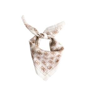 Guess Karnilla Logolu Kadın Beyaz Eşarp AW5454SIL03-OWL