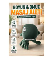Taşınabilir Kablosuz Boyun ve Omuz Masaj Cihazı Kompakt Rahatlama Aleti