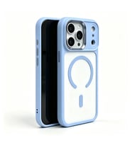 Apple iPhone 18 Pro Max Kılıf Wireless Şarj Özellikli Zore Krom M-safe Silikon Kapak