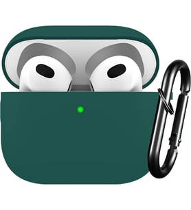Airpods 3 Lansman Silikon Kılıf (Yeşil)