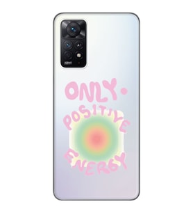 Xiaomi Redmi Note 12 PRO 4G Uyumlu Pozitif Enerji Tasarımlı Şeffaf Telefon Kılıfı