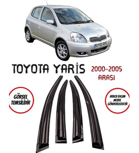 Balp Toyota Yaris Cam Rüzgarlığı 4lü 2000-2005 Arası