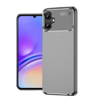 Samsung Galaxy A06 Kılıf Auto Focus Karbon Kapak - Gri