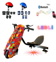 Citymate Drift Car Elektrikli Kaykay Bluetooth Dirift Kar Hoverboard Scooter + Koruma Ekipmanı D28