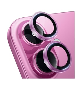 Iphone 16 ve 16 Plus Pembe (Pink) Uyumlu Kamera Lens Koruyucu Cam