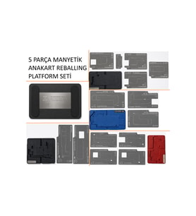 Çok Fonksiyonlu Manyetik Anakart Reballing Kalıp Ve Altlık Seti iPhone 11 12 13 14 Uyumlu 5 Parça