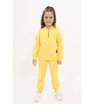 Toontoy Kız Çocuk Eşofman Takım (Koyu Sarı)