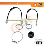 Mercedes C Class W205 S205 2013-2023 İçin Elektrikli Ön Sağ veya Sol Kapı Cam Kriko Tamir Seti