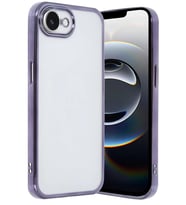 iPhone 16E Kılıf Razer Lensli Silikon - Mor