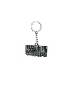 Led Zeppelin Anahtarlık veya Çanta Süsü Metal Rock Müzik Grubu Logolu Unisex Aksesuar