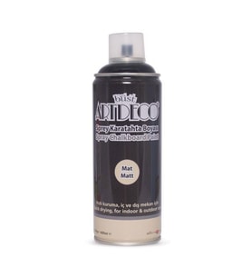 Artdeco Sprey Karatahta Boyası 400 ml. SİYAH 