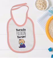 BK Kids Pembe Bebek Mama Önlüğü - Model 72