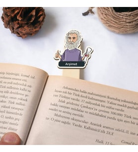 Arşimet Esprili Çubuk Kitap Ayracı