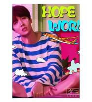 Umut Dünyası - Bts Jhope Tablo Ahşap Poster Dekoratif Kod1797