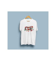 Oversize Spor Temalı Tasarım Unisex T-shirt (Beyaz)