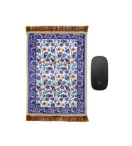 Bursa İpek Saks Dekoratif Küçük Halı Mousepad