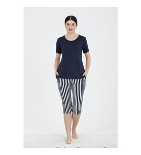 Pjs 24231 Kadın Kapri Pijama Takım